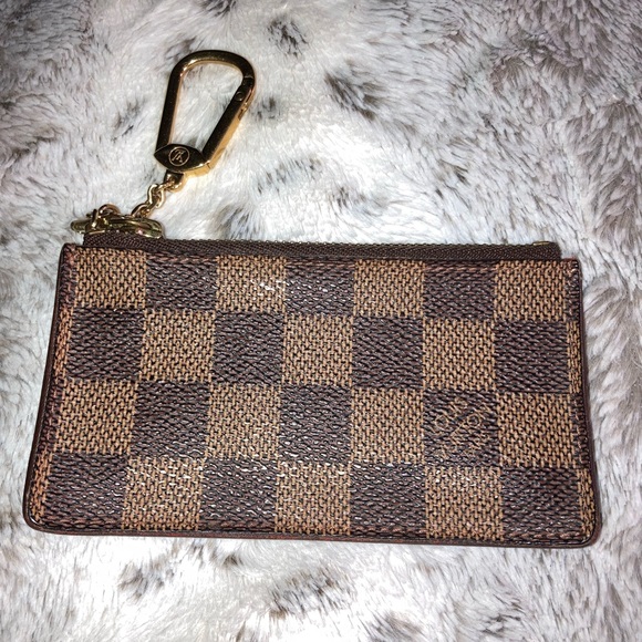 Louis Vuitton Accessories - RARE Authentic Vintage Louis Vuitton Damier Key Cles Leather on the back